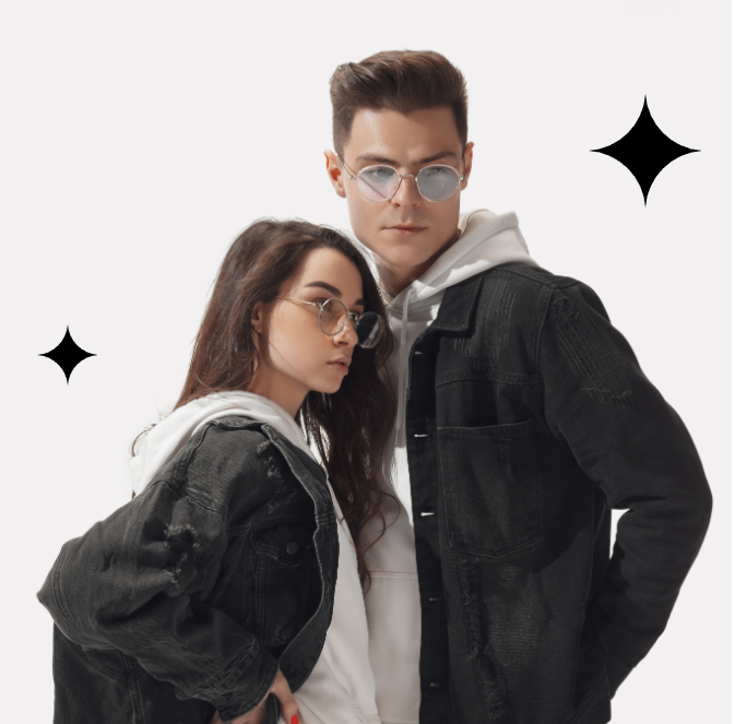 Fashionable clothes matching your style